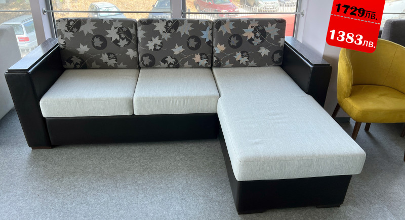 Разтегателен ъглов диван ЕЛЕГАНС-1